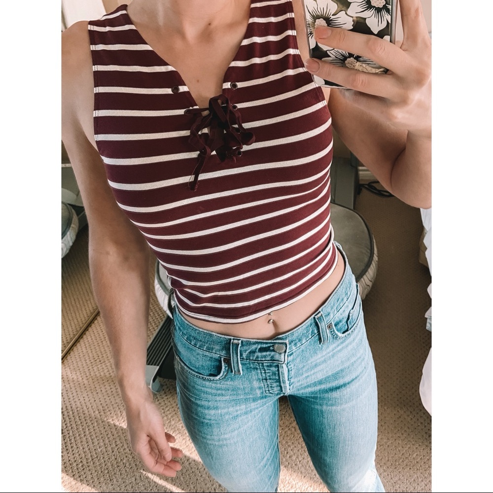 Garage crop top